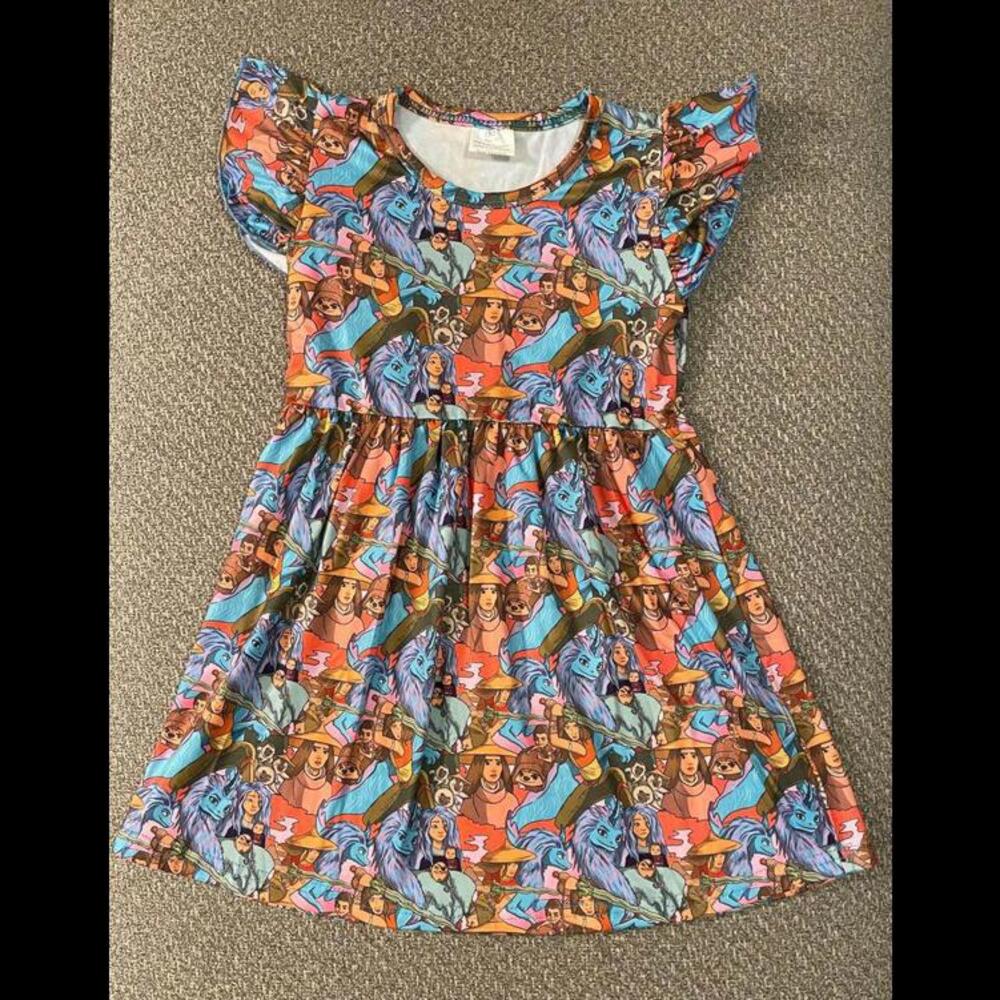Girls 3t RAYA AND THE LAST DRAGON dress-NEW